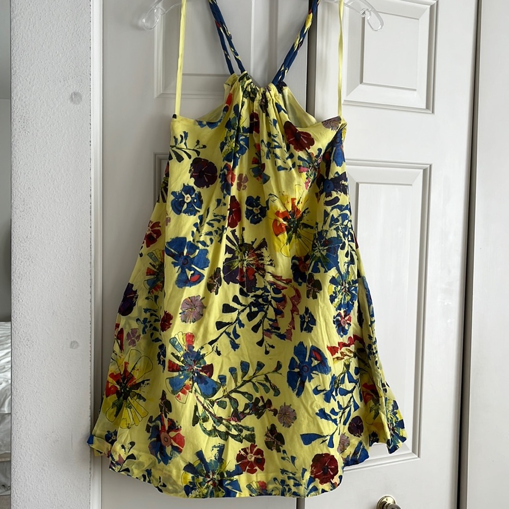 Anthro Cute summer dress with hidden side pockets size 4